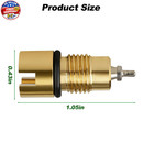 Upgraded Check Valve And Air Stem Assembly For Coleman Lantern   Stove - Brass P