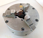 5   3-jaw Buck Adjustru Lathe Chuck W  Both Jaw Sets And  1-1 2  X 8 Back Plate