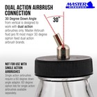 10pk Airbrush 2 7oz Glass Jar Bottles 30   Angle Adapter Lid Assembly Dual-action