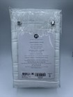 Hotel Collection Channels Quilted Euro Pillow Sham White Invisible Zipper 26x26   