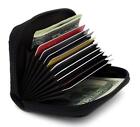 Rfid Blocking Genuine Leather Credit Card Case Holder Security Travel Wallet