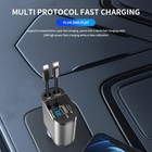 Retractable Car Charger 4in1 Fast Car Phone 16 Charger 120w Usb Type C Cable Lot