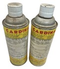 2 Vintage Cardinal Cream Spray Paint Cans Full Grenade Top Unused