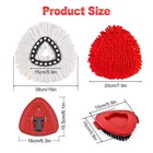 Mop Replacements Heads For Ocedar Easywring  3 Microfiber Head Refills And 3    
