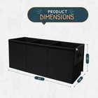 Extra Large Toy Storage Organizer With Lid - Sturdy Collapsible Chest Box Design