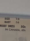 Mccall s 5689 Dress Sewing Pattern Ladies 16 Vtg 60s Uc Full Tiered Skirt Ruffle