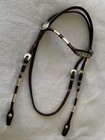 Fleming Solid Sterling Silver Billy Rotal Rolled Ferrule Show Headstall Bridle
