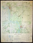 6330 Iv - April 1968 - Tet Offensive Map - Phu Cuong - Saigon River  Vietnam War