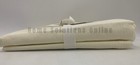 Pottery Barn Essentials Linen Cotton Bed Skirt Ivory Queen 18  Drop  n401
