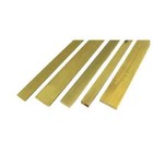 C360 Solid Brass Flat Bar Stock 12  Long 1 4  X 3 4   Milling Plate Diy Knife
