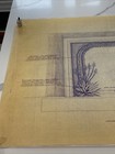 Vintage Johnny Cash Blueprint For Concert Print 1 1 Rare Drawing