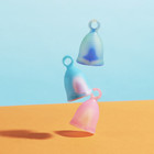 Peachlife Mini  Small Ring Menstrual Cup   Reusable Tampon   Pad Alternative
