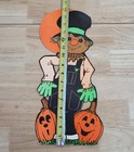      Lot Of 3 Vintage Halloween Die Cut Paper Cutout Decorations Vintage 70s Peck