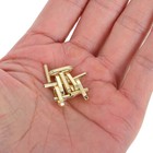 6pcs Brooch Pendant Converters Pin Pendant Converters Metal Brooch Converter