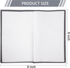 Breling 10 Pcs Silver Jewelry Polishing Cloths 6 X 8 Inches Jewelry Cleaning Clo