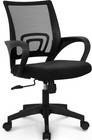 Office Computer Chair Gaming Mid-back Mesh Desk Chair  Black