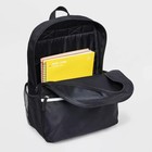 Black Backpack Laptop Bag 23l Fits 15    Notebook Travel School New