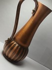 Vintage Antique Copper Pitcher With Brass Handle 6     Tall