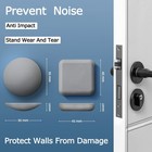 Door Stopper Wall Protector Buffer Guard Bumper Self Adhesive Soft Rubber