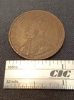 1912 Canada One 1 Large Cent George V Canadian Coin Bronze 25mm