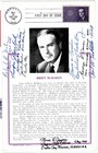 Wwii Atomic Bomb Missions  Unique - Autographs Of 7 Enola Gay B-29 Crew Members
