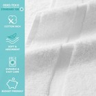 Admiral Hospitality Bath Towels 24x48  bulk Case Of 60   White  Cotton Blend