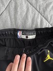Utah Jazz Black Game Worn Team Issued Jersey Shorts