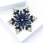 Luxury Snowflake Brooch Pin- Crystal Rhinestone Christmas Jewelry Gift For Women