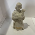 Lenox China Jewels Shepherd Boy Lamb Kneeling Retired 1993 Nativity 5  Figurine