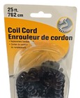 Softalk Phone Coil Cord 25 Ft Replacement Handset Telephone Cord  Black