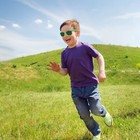 Kids Sunglasses Boys Girls Shatterproof Retro Glossy Uv Protection Shades