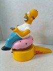 The Simpsons Door Jammer Motion Sensor Talking Doorstop Homer In Donut