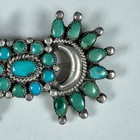 Native American Sterling Silver Petite Point Brooch 15 78g