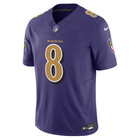 Nwt Men s  8 Lamar Jackson Purple Vapor F u s e  Limited Stitched Jersey