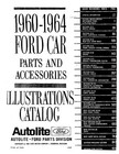 1960 - 1964 Ford Car Parts Book   Catalog