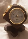 Vintage Selsi Japan Weather Station Barometer Thermometer Hygrometer Wood Mcm