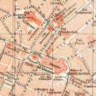 Florence  1906  Firenze Original Map Vintage City Plan Tuscany Italy