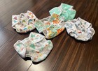 Lot Of 5 Thirsties Cloth Diaper Covers Size One Made In Usa