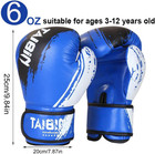 2-in-1 Boxing Gloves And Punching Mitts Set For Kids Youth 6 Oz Kids Boxing Glov