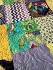 Vintage Hand   Machine Made Whimsy Throw Quilt 66 X 66 Size Beautifully Made