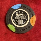 Rare - Mapes Casino - Reno nevada -  100 Casino Chip - Tr King - 1969