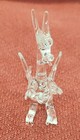 Dragon Art Blown Clear Crystal Glass Figurine
