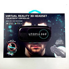 Retrak  Utopia 360 Virtual Reality 3d Headset And Bluetooth Controller        Km