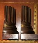 Column Pillar Bookends Cast Iron Vintage 6  X 6  X 3   usc Associate  By Dodge 