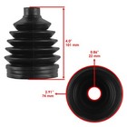 2 Rear Axle Outer Inner Cv Boot Kit For Polaris Rzr 4 800 Efi 2011-2014