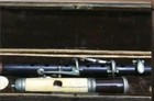 Antique H  F  Meyer 6 Key 6 Hole Piccolo   Flute Hanover Germany 1800 s W  Case