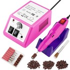 Electric Nail File Drill Manicure Machine Art Acrylic Pedicure Tool Set Kit Us