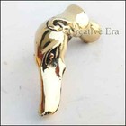 Women s Antique Victorian Solid Brass Dog Handle Only For Walking Cane Stick New