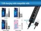 Usb Dc Charger Cord For Fairywill Sonic Electric Toothbrush Fw-507 Fw-917 Sg-508