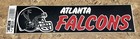 Vintage Atlanta Falcons Bumper Sticker Official Nfl Licensed Product 11    Jd